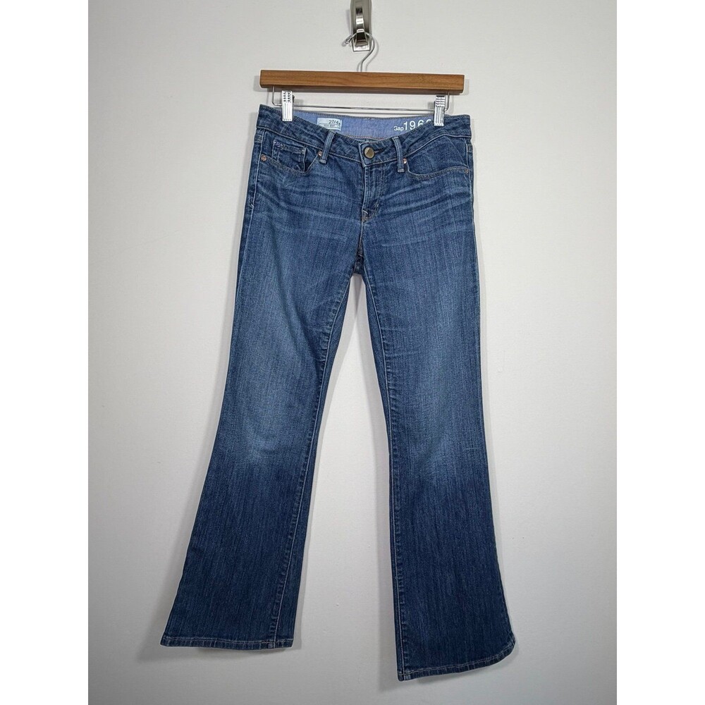 Gap 1969 Sexy Boot Jeans Medium Wash Stretch Denim Size 27 Regular